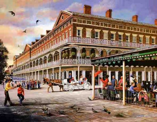 dEvening at Cafe du Monde