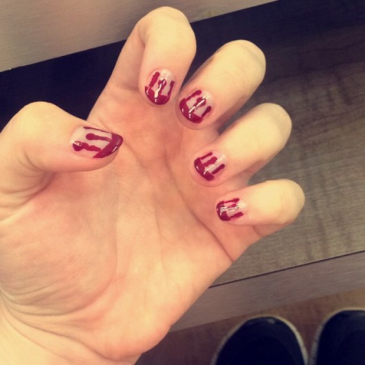 it's not real blood… or is it?